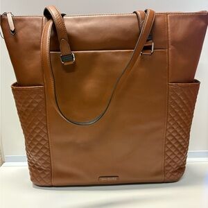 Vera Bradley Tan Quilted Tote Bag